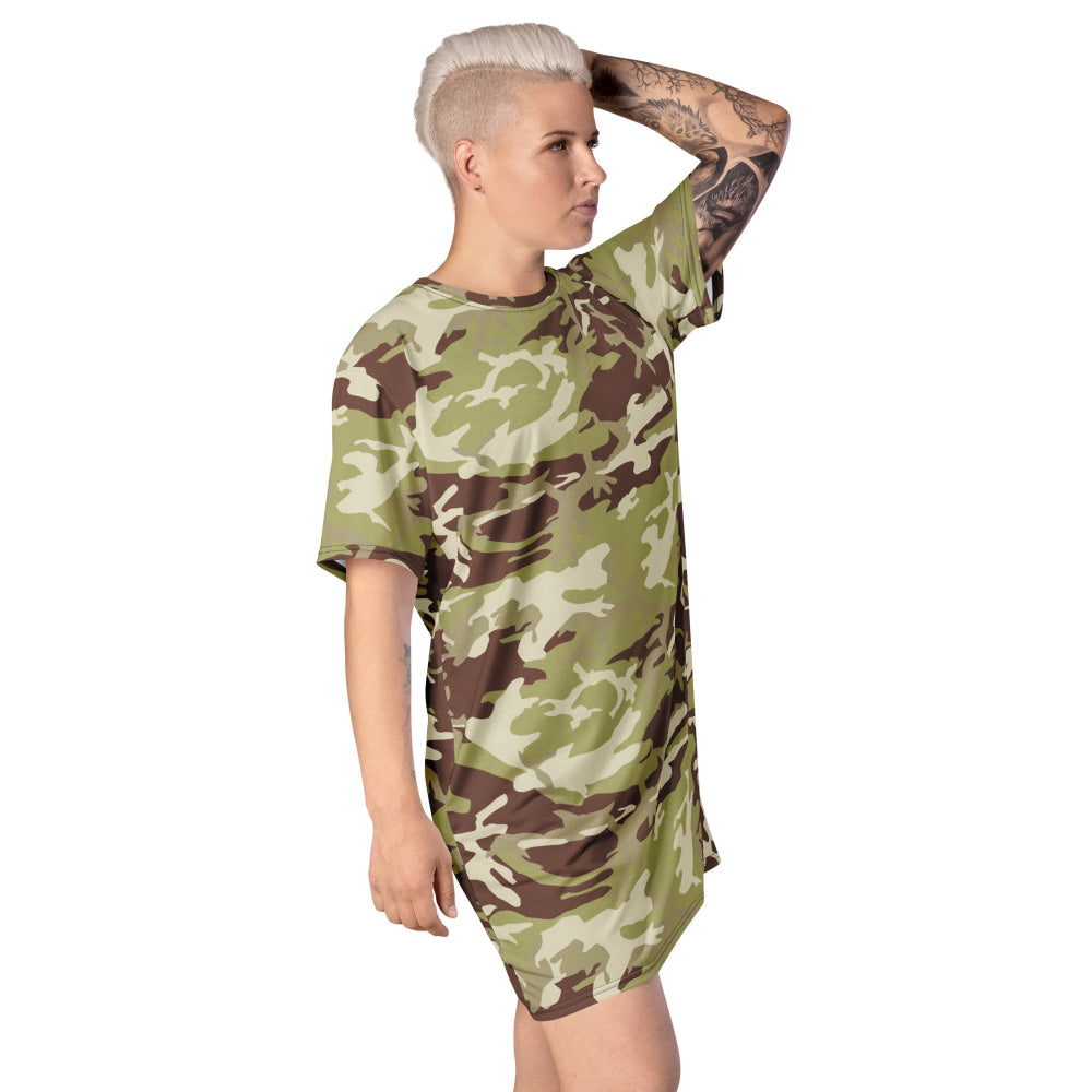 Iraqi 36th Commando Battalion CAMO T-shirt dress - Womens T-Shirt Dress