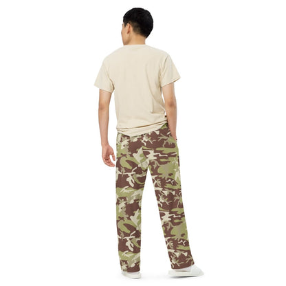 Iraqi 36th Commando Battalion CAMO unisex wide-leg pants