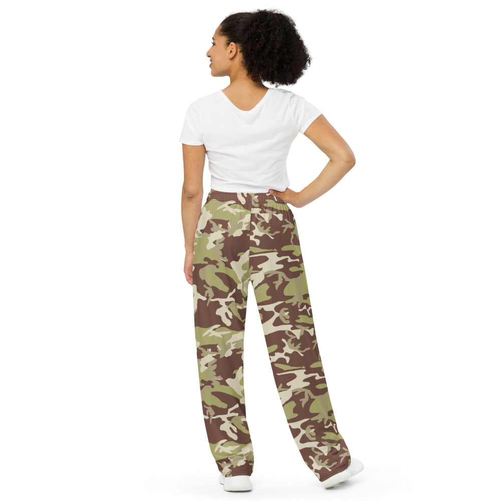 Iraqi 36th Commando Battalion CAMO unisex wide-leg pants - Unisex Wide-Leg Pants