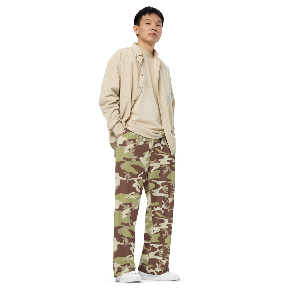 Iraqi 36th Commando Battalion CAMO unisex wide-leg pants - Unisex Wide-Leg Pants