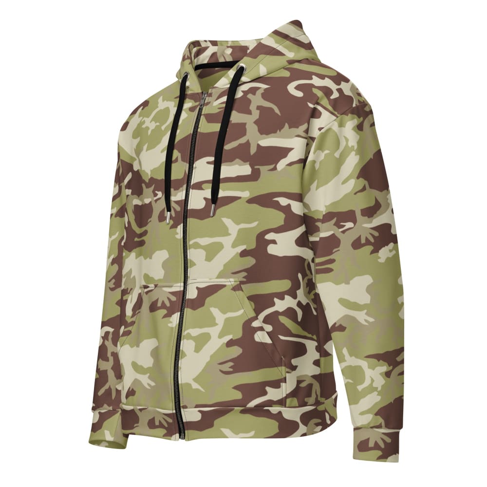 Iraqi 36th Commando Battalion CAMO Unisex zip hoodie - 2XS