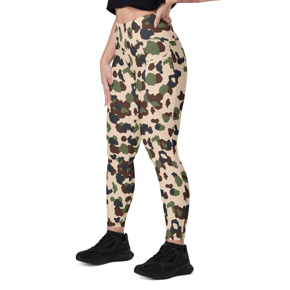 Iraqi Desert Blotch CAMO Leggings with pockets - Womens With Pockets