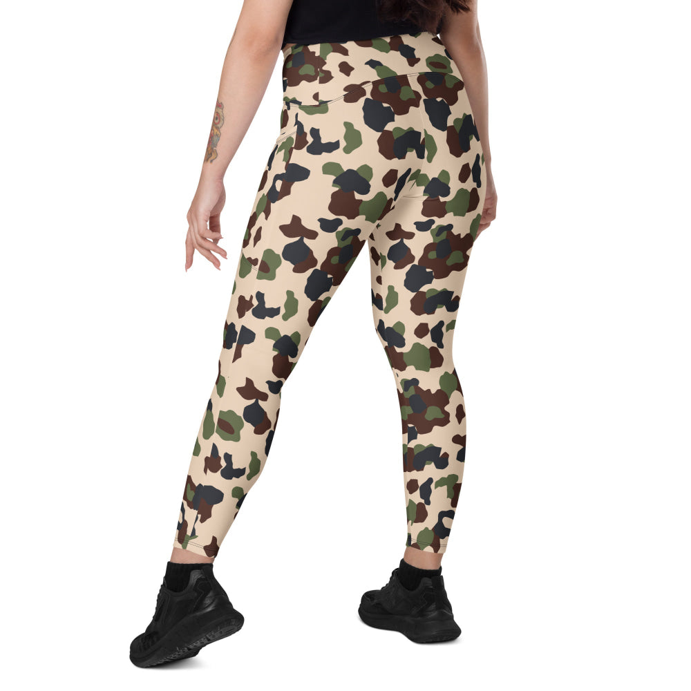 Iraqi Desert Blotch CAMO Leggings with pockets - Womens With Pockets