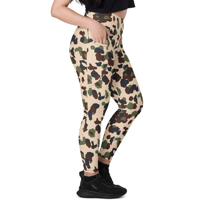 Iraqi Desert Blotch CAMO Leggings with pockets - Womens With Pockets