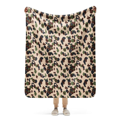 Iraqi Desert Blotch CAMO Sherpa blanket - 50″×60″ - Blanket