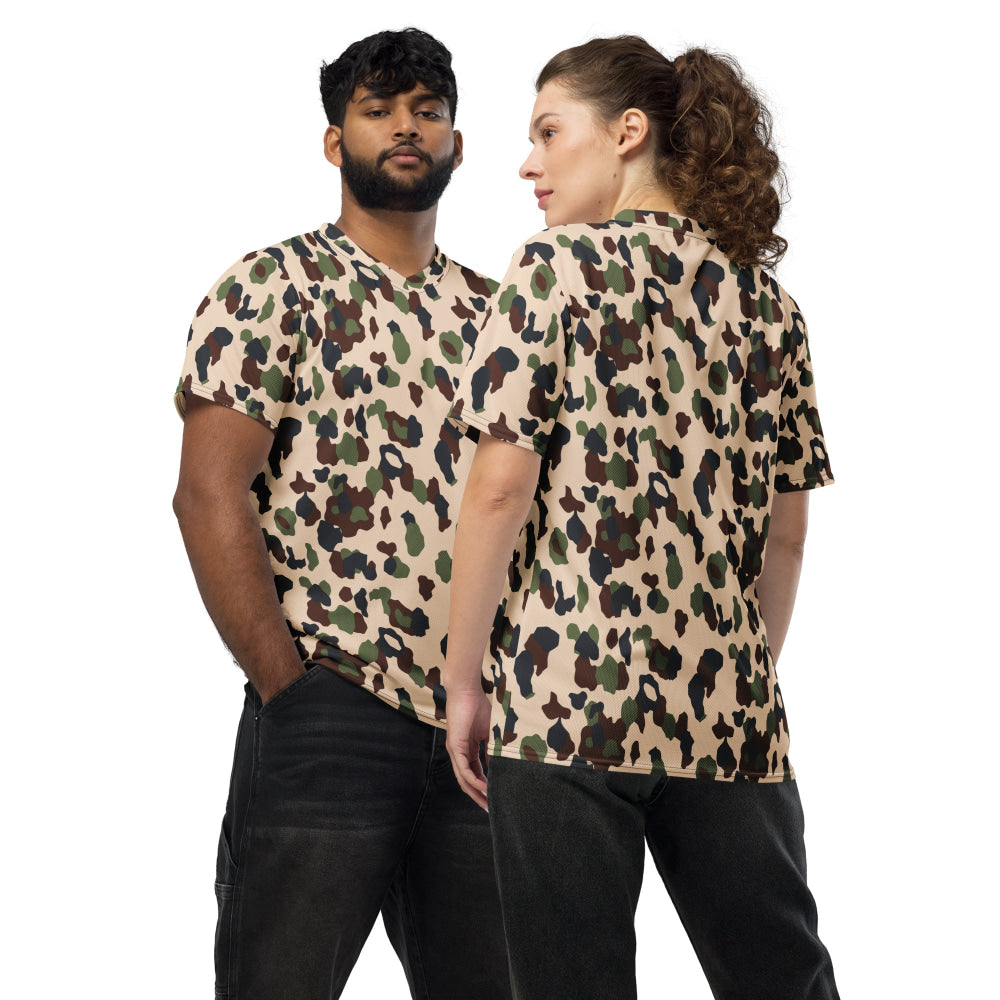 Iraqi Desert Blotch CAMO unisex sports jersey - 2XS - Unisex Sports Jersey