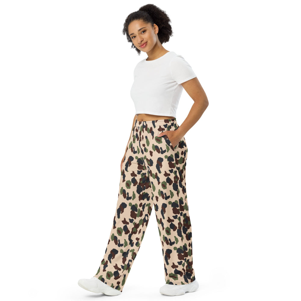 Iraqi Desert Blotch CAMO unisex wide-leg pants - Unisex Wide-Leg Pants