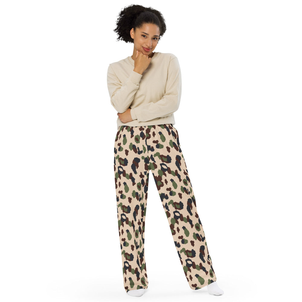 Iraqi Desert Blotch CAMO unisex wide-leg pants - Unisex Wide-Leg Pants