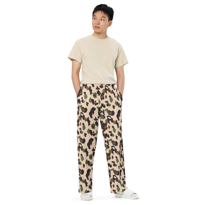 Iraqi Desert Blotch CAMO unisex wide-leg pants - Unisex Wide-Leg Pants