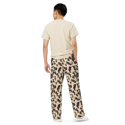 Iraqi Desert Blotch CAMO unisex wide-leg pants - Unisex Wide-Leg Pants