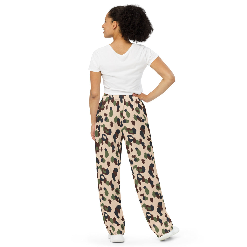 Iraqi Desert Blotch CAMO unisex wide-leg pants - Unisex Wide-Leg Pants