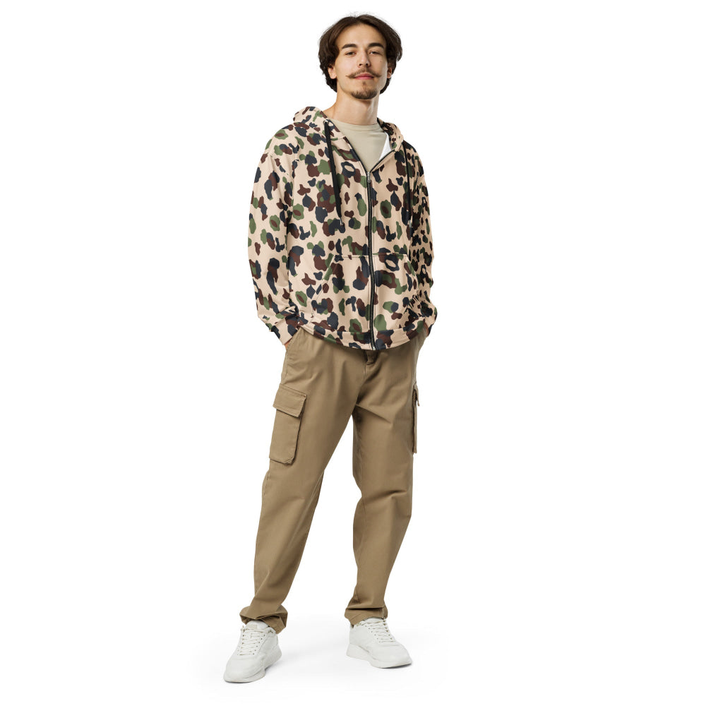 Iraqi Desert Blotch CAMO Unisex zip hoodie - Zip Hoodie