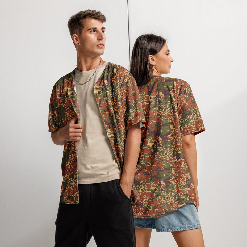 Oak Leaf Eichenlaubmuster Iraqi Arid CAMO Unisex Baseball Jersey - 2XS