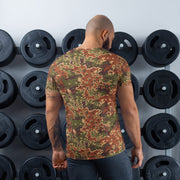 Oak Leaf Eichenlaubmuster Iraqi Arid CAMO Mens Athletic T-Shirt - Shirt