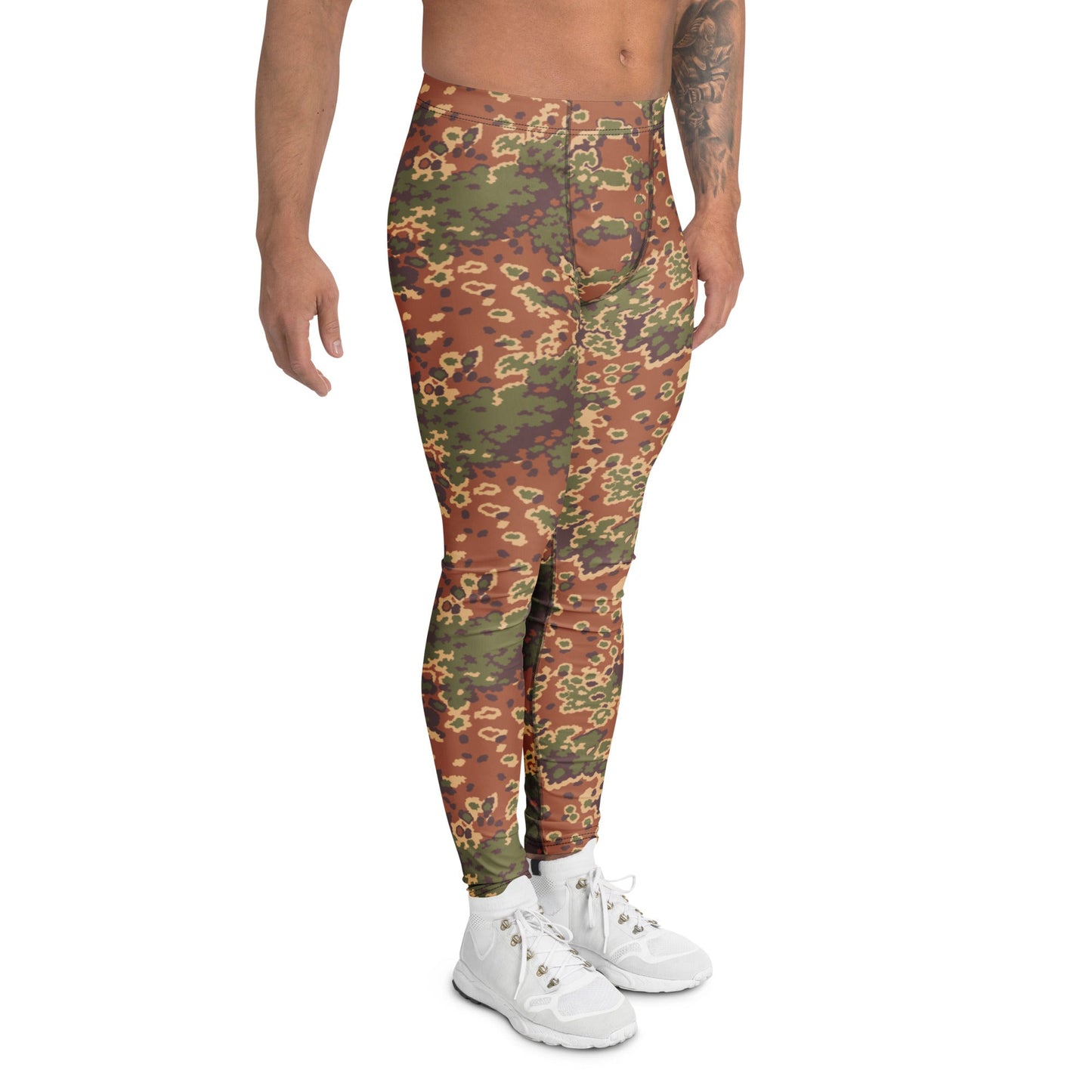 Iraqi Oak Leaf Eichenlaubmuster Arid CAMO Mens Leggings