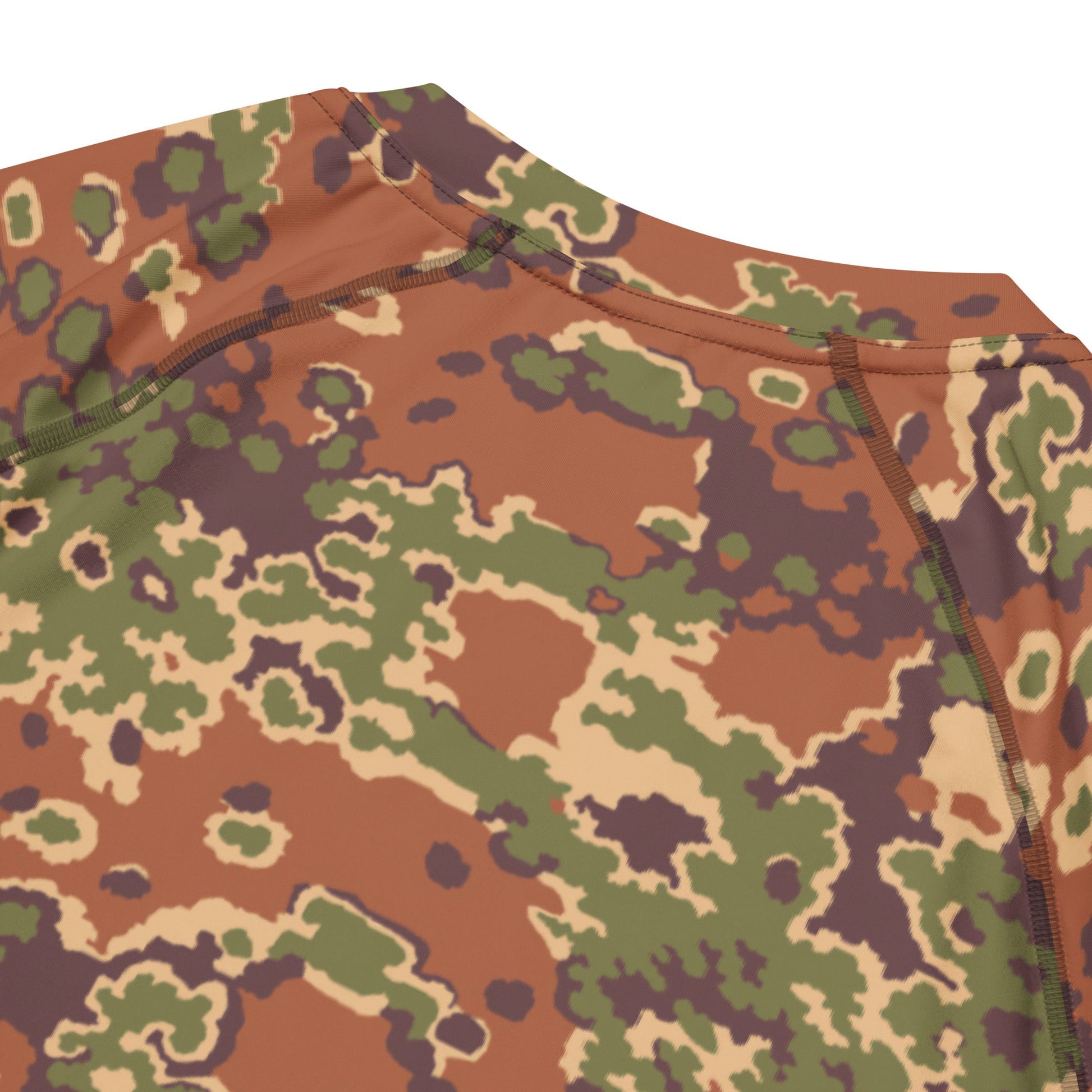 Iraqi Oak Leaf Eichenlaubmuster Arid CAMO Mens Short-Sleeve Rash Guard - Short-sleeve Guards