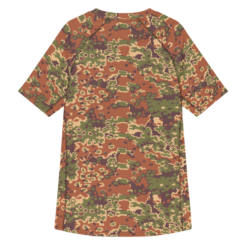 Oak Leaf Eichenlaubmuster Iraqi Arid CAMO Mens Short-Sleeve Rash Guard - SS