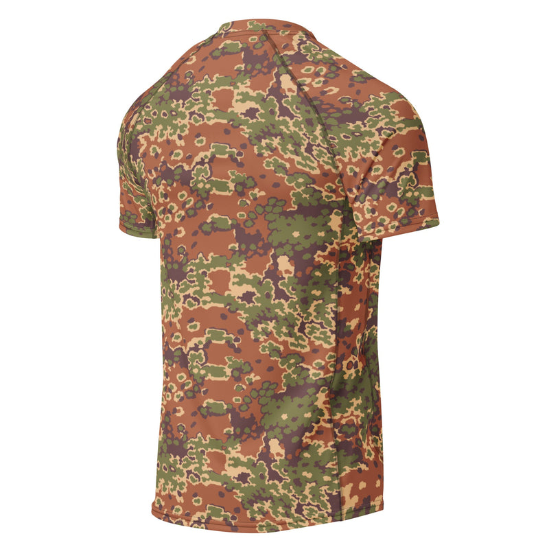 Oak Leaf Eichenlaubmuster Iraqi Arid CAMO Mens Short-Sleeve Rash Guard - SS