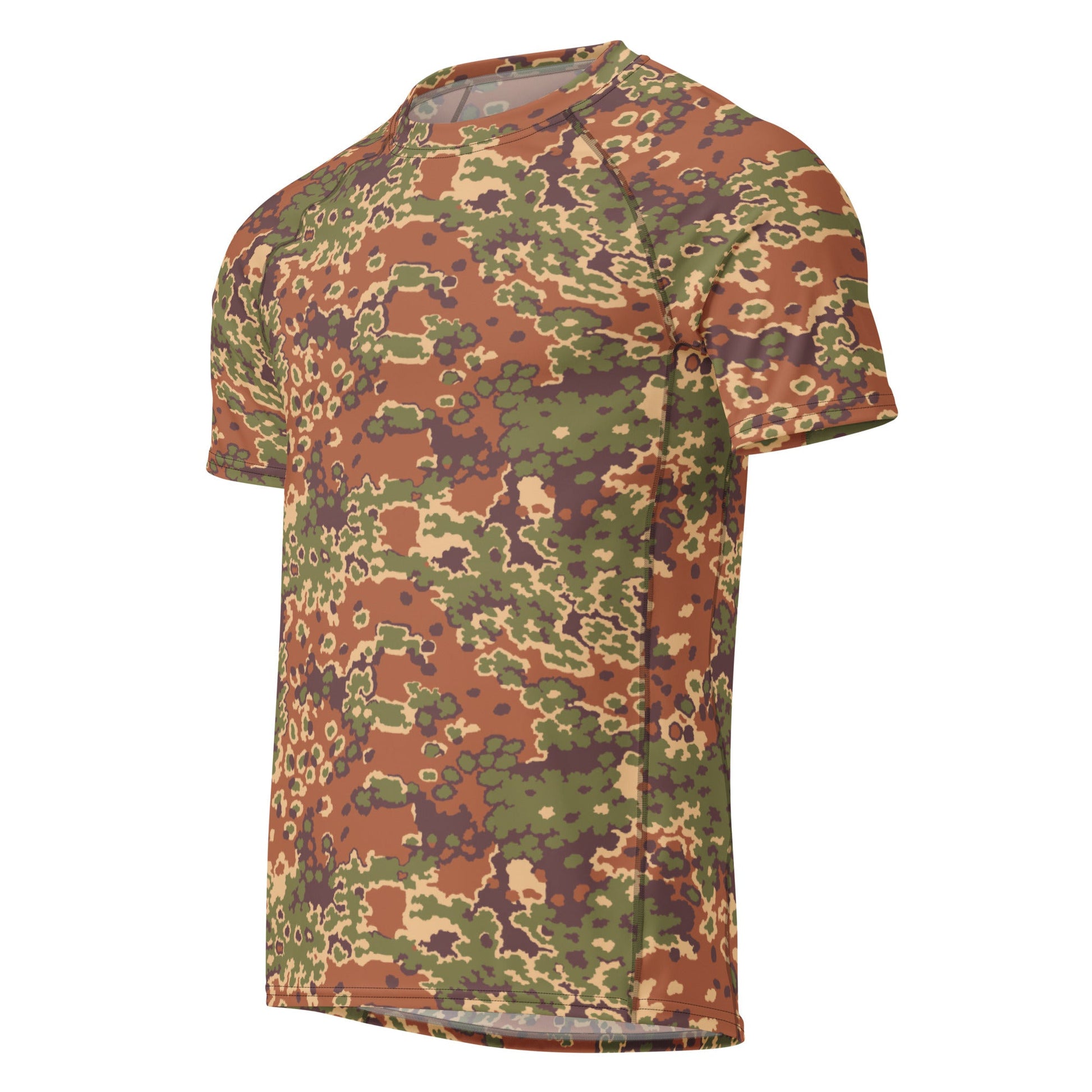 Iraqi Oak Leaf Eichenlaubmuster Arid CAMO Mens Short-Sleeve Rash Guard - Short-sleeve Guards