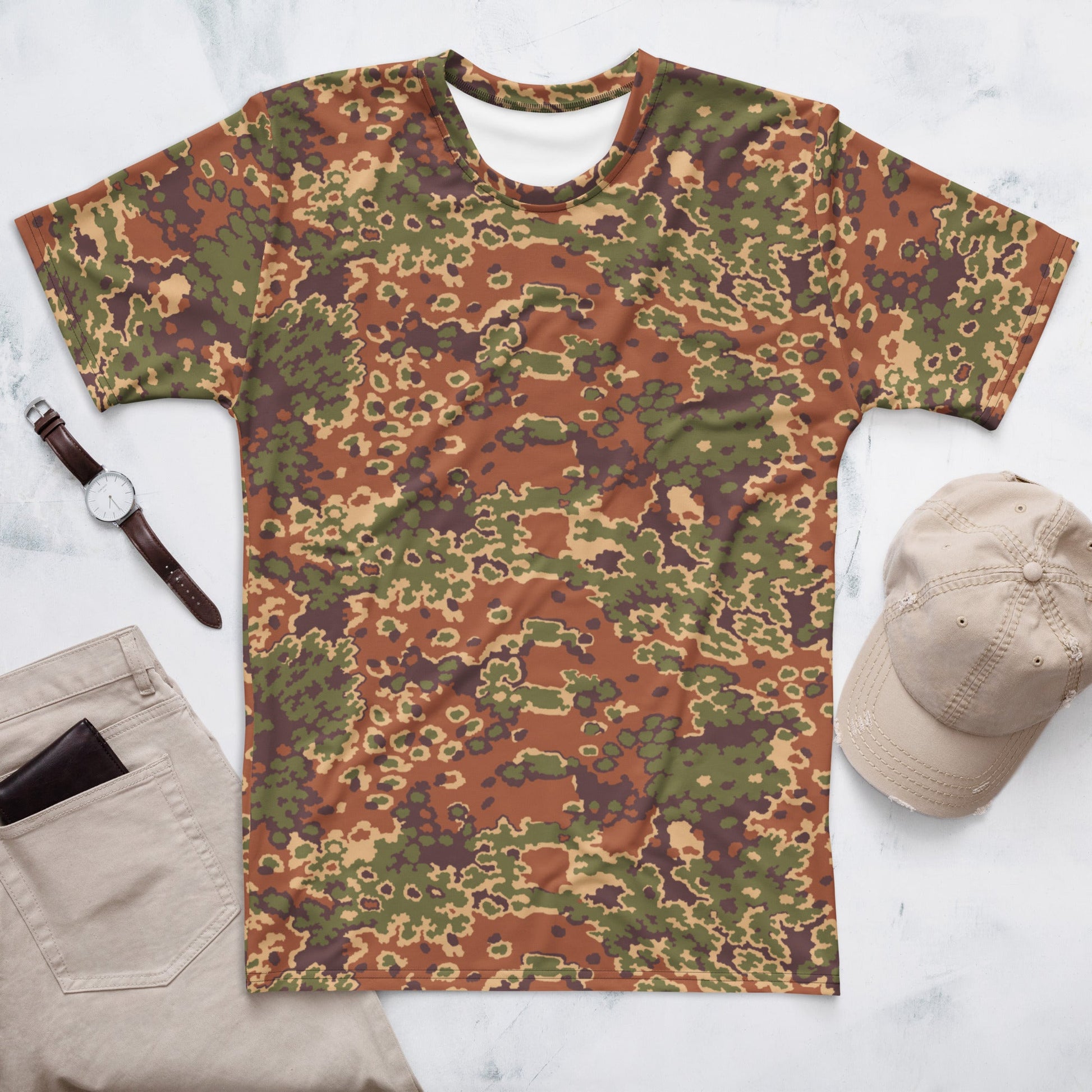 Iraqi Oak Leaf Eichenlaubmuster Arid CAMO Mens t-shirt - XS - T-Shirts