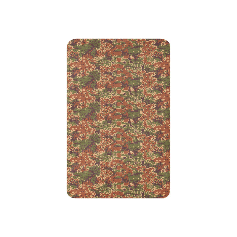 Oak Leaf Eichenlaubmuster Iraqi Arid CAMO Sherpa Blanket