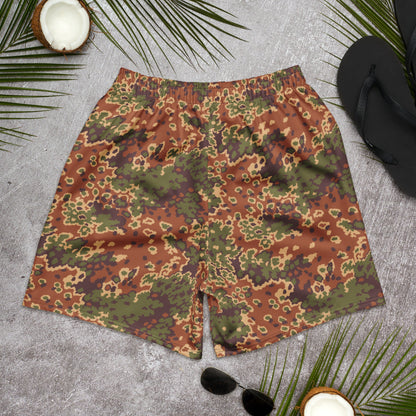 Iraqi Oak Leaf Eichenlaubmuster Arid CAMO Unisex Athletic Long Shorts