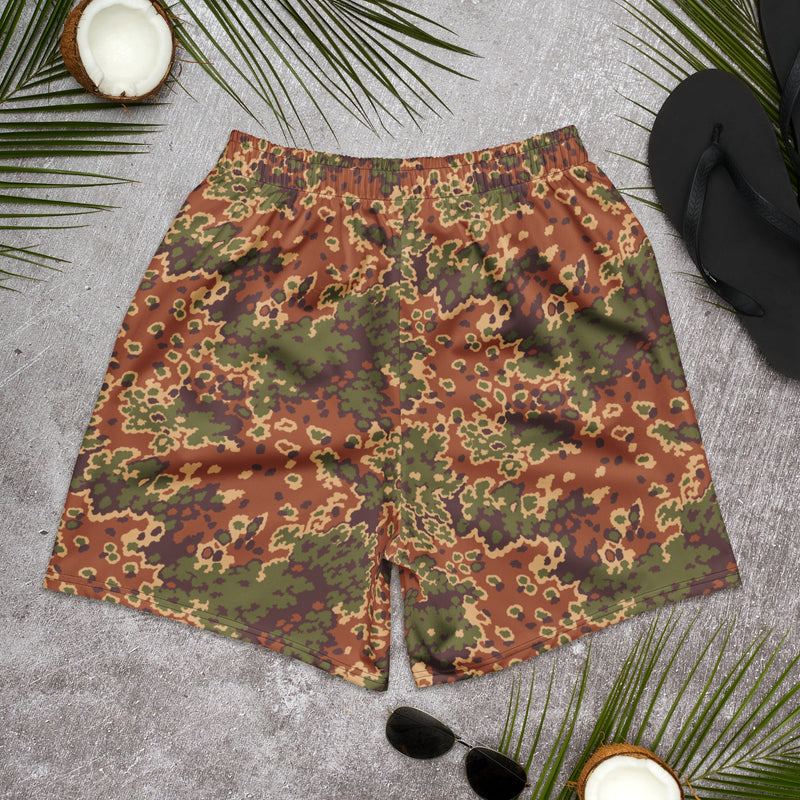 Oak Leaf Eichenlaubmuster Iraqi Arid CAMO Unisex Athletic Long Shorts