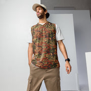 Oak Leaf Eichenlaubmuster Iraqi Arid CAMO Unisex Basketball Jersey - 2XS
