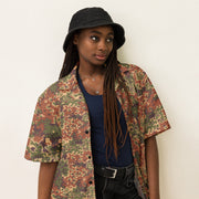 Oak Leaf Eichenlaubmuster Iraqi Arid CAMO Unisex Short-Sleeve Button Shirt - Button-Up