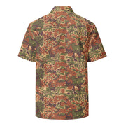 Oak Leaf Eichenlaubmuster Iraqi Arid CAMO Unisex Short-Sleeve Button Shirt - Button-Up