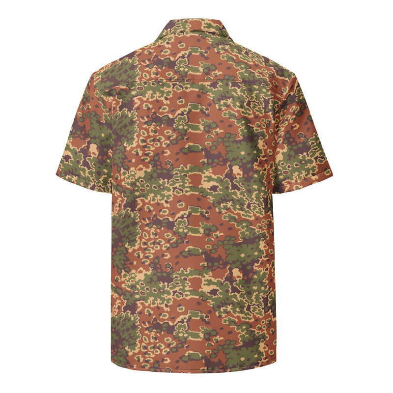 Oak Leaf Eichenlaubmuster Iraqi Arid CAMO Unisex Short-Sleeve Button Shirt - Button-Up