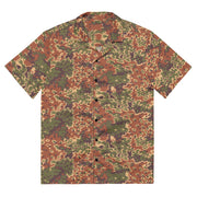 Oak Leaf Eichenlaubmuster Iraqi Arid CAMO Unisex Short-Sleeve Button Shirt - 2XS - Button-Up