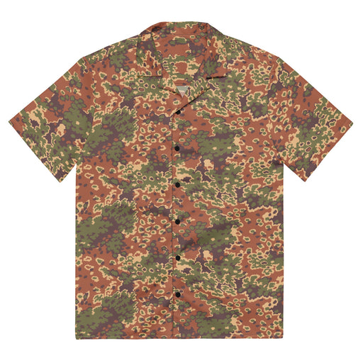 Oak Leaf Eichenlaubmuster Iraqi Arid CAMO Unisex Short-Sleeve Button Shirt - 2XS - Button-Up