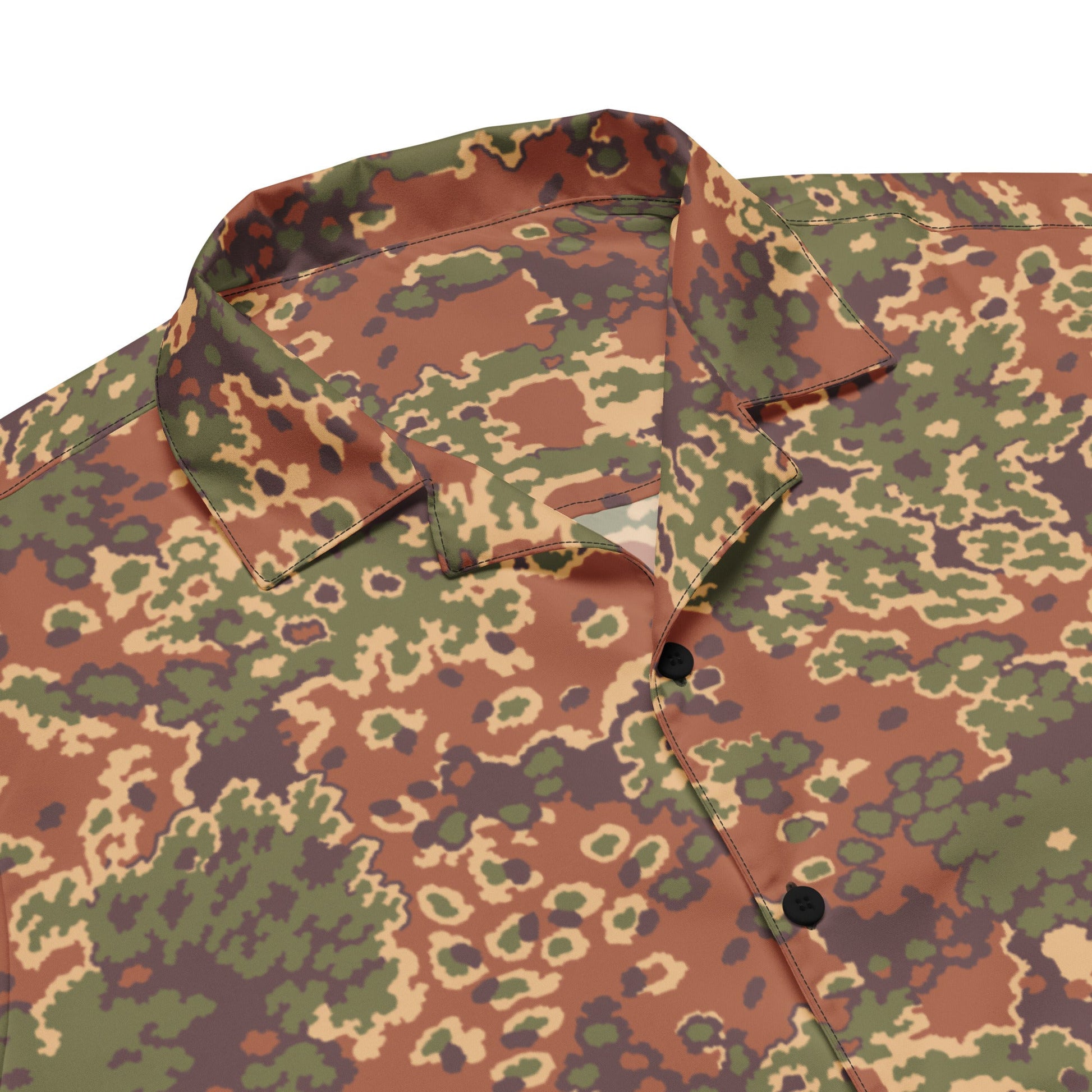 Iraqi Oak Leaf Eichenlaubmuster Arid CAMO Unisex button shirt - Button Shirts