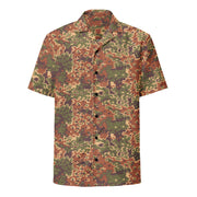 Oak Leaf Eichenlaubmuster Iraqi Arid CAMO Unisex Short-Sleeve Button Shirt - Button-Up