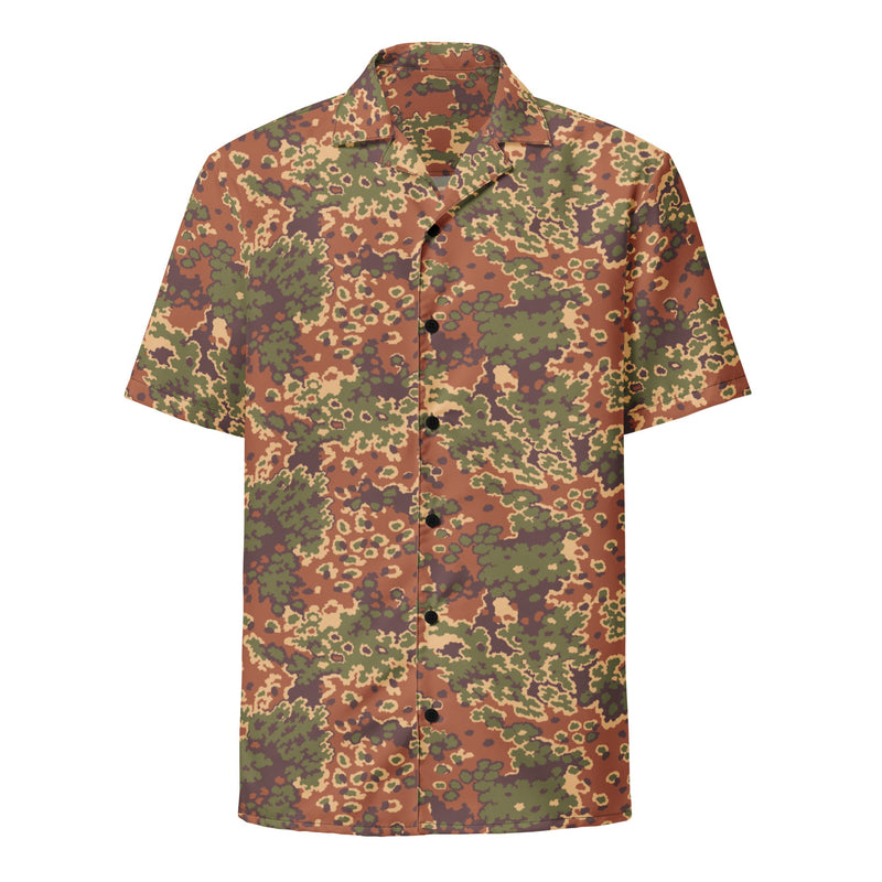Oak Leaf Eichenlaubmuster Iraqi Arid CAMO Unisex Short-Sleeve Button Shirt - Button-Up