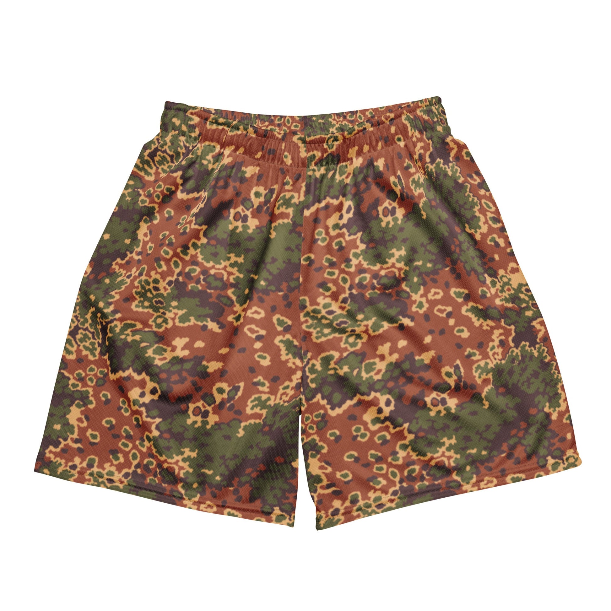 Iraqi Oak Leaf Eichenlaubmuster Arid CAMO Unisex mesh shorts - 2XS - Mesh Shorts