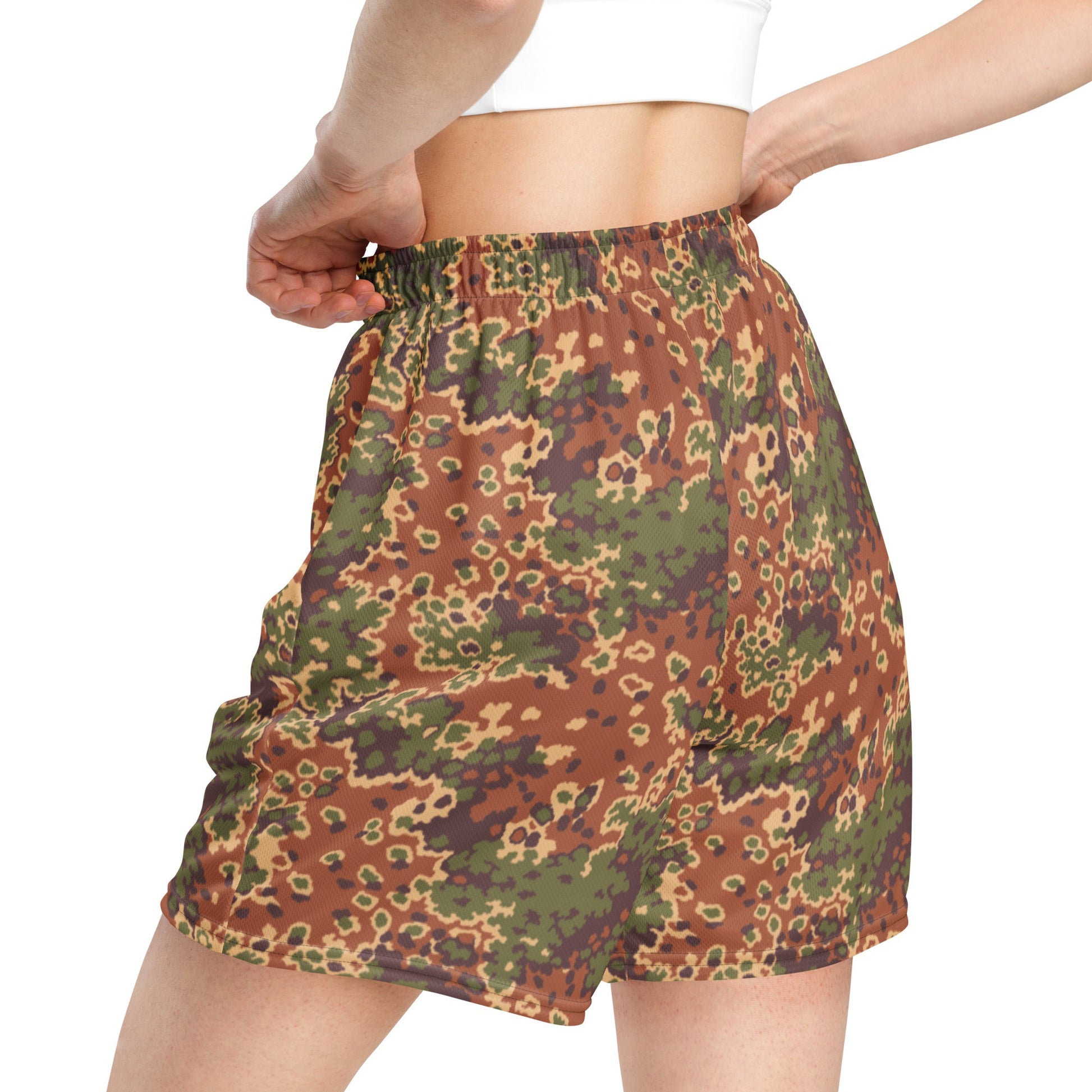 Iraqi Oak Leaf Eichenlaubmuster Arid CAMO Unisex mesh shorts - Mesh Shorts