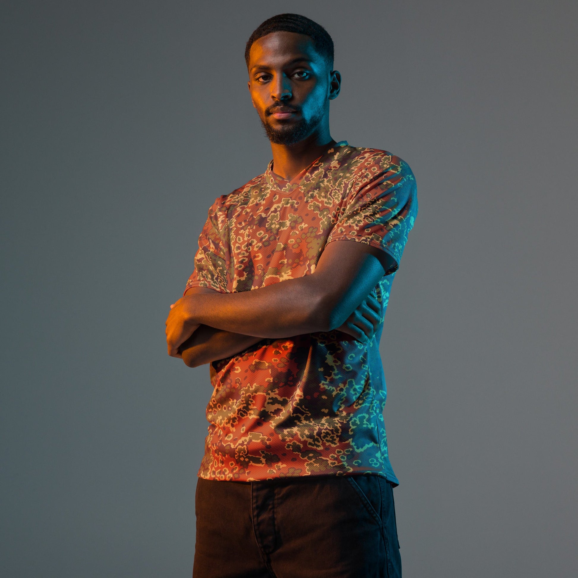 Iraqi Oak Leaf Eichenlaubmuster Arid CAMO unisex sports jersey - Sports Jerseys