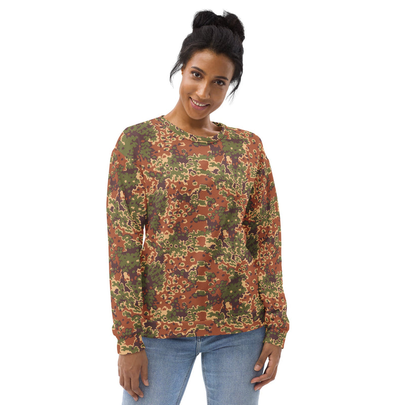 Oak Leaf Eichenlaubmuster Iraqi Arid CAMO Unisex Sweatshirt