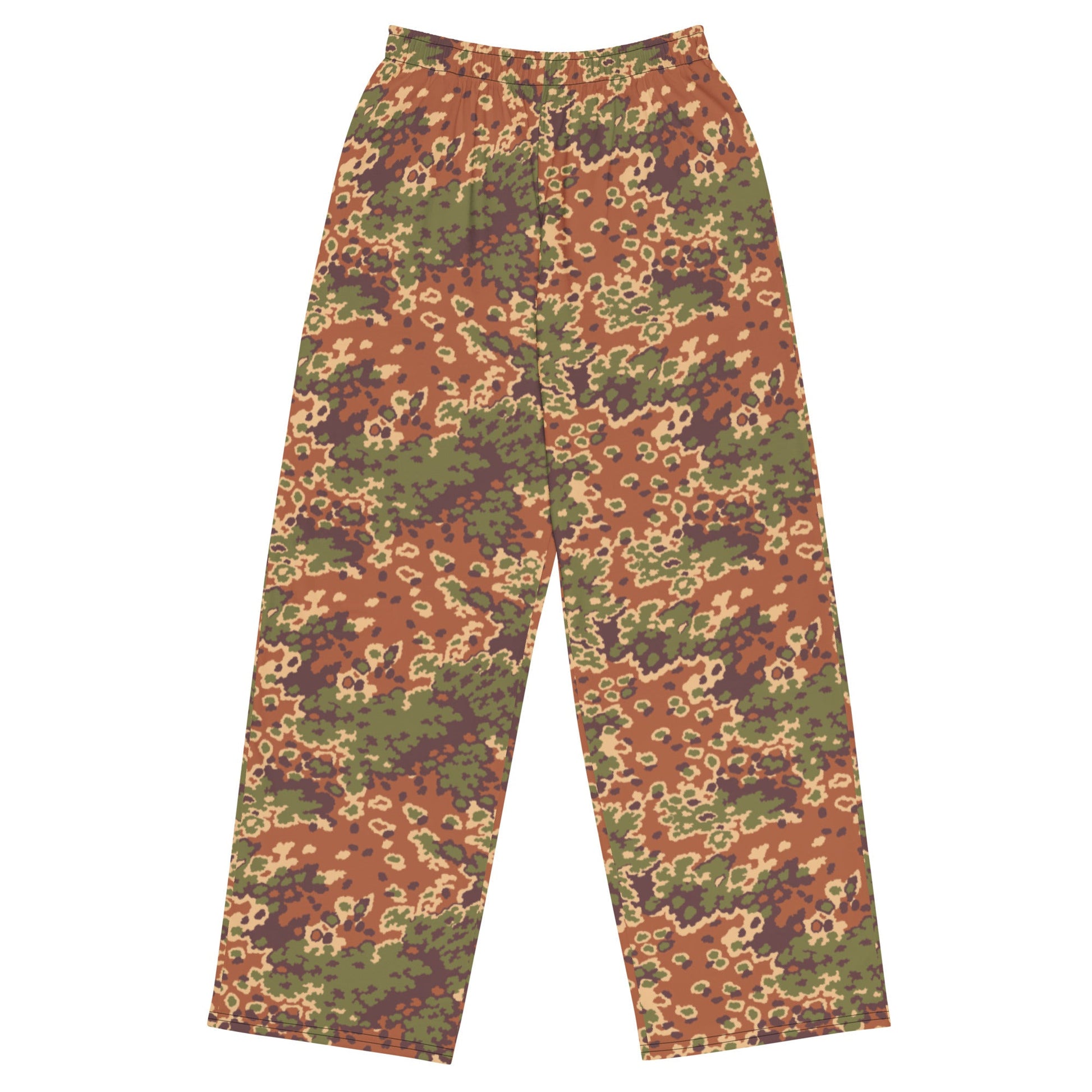 Iraqi Oak Leaf Eichenlaubmuster Arid CAMO unisex wide-leg pants - 2XS - Wide-leg Pants