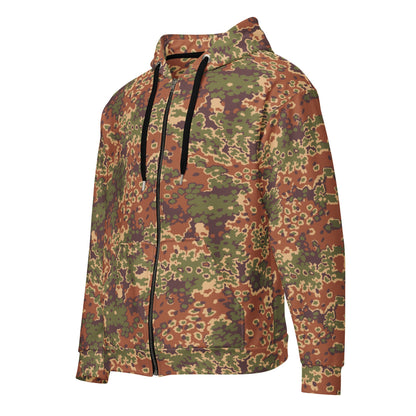 Iraqi Oak Leaf Eichenlaubmuster Arid CAMO Unisex zip hoodie - Zip Hoodies