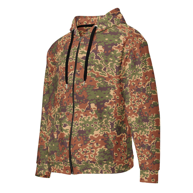 Oak Leaf Eichenlaubmuster Iraqi Arid CAMO Unisex Zip Hoodie