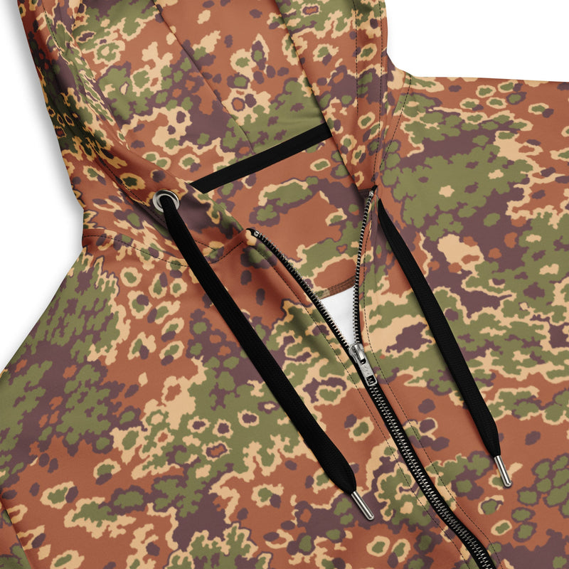 Oak Leaf Eichenlaubmuster Iraqi Arid CAMO Unisex Zip Hoodie