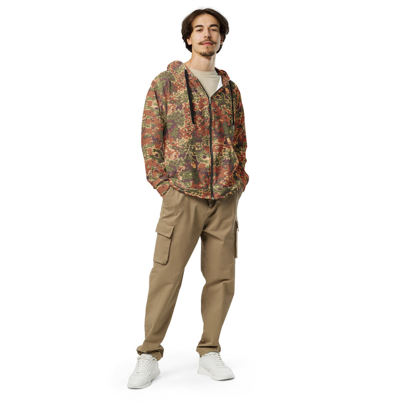 Oak Leaf Eichenlaubmuster Iraqi Arid CAMO Unisex Zip Hoodie
