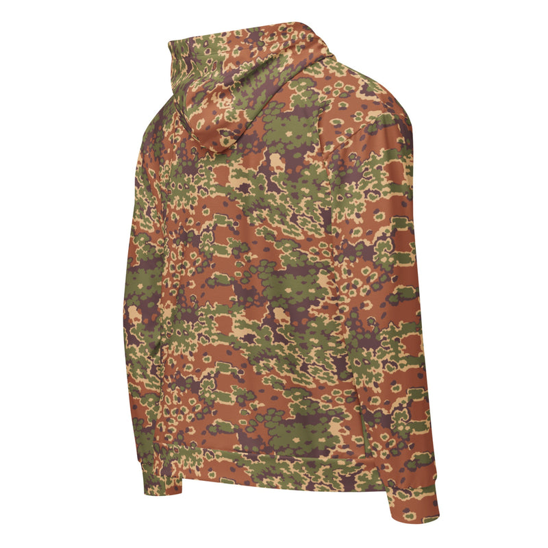 Oak Leaf Eichenlaubmuster Iraqi Arid CAMO Unisex Zip Hoodie