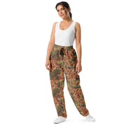 Oak Leaf Eichenlaubmuster Iraqi Arid CAMO Unisex Wide-Leg Joggers