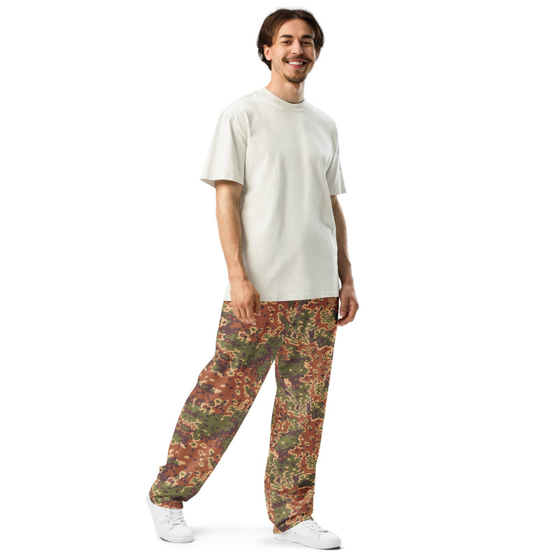 Oak Leaf Eichenlaubmuster Iraqi Arid CAMO Unisex Wide-Leg Joggers