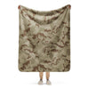 Irish DPM Desert CAMO Sherpa blanket - 50″×60″