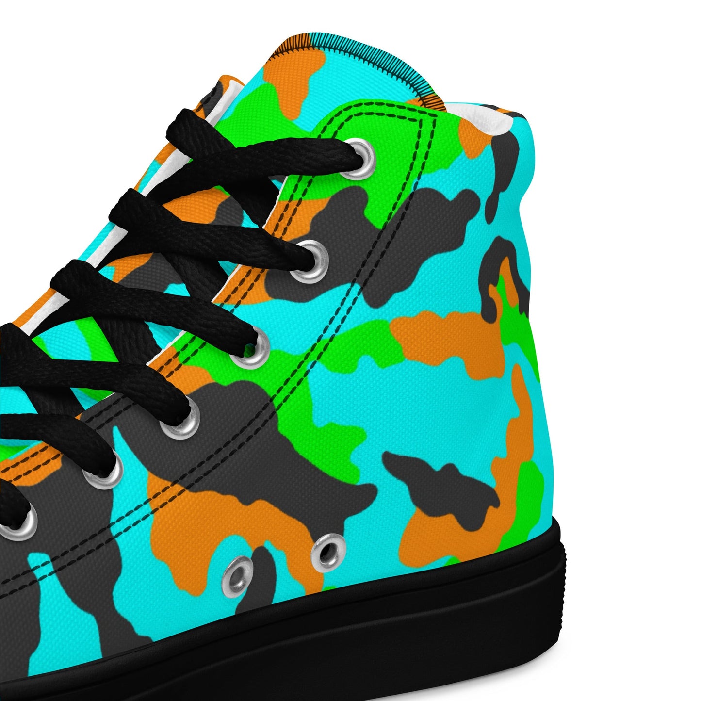 Irish DPM Intrepid CAMO Mens High-Top Canvas Shoes